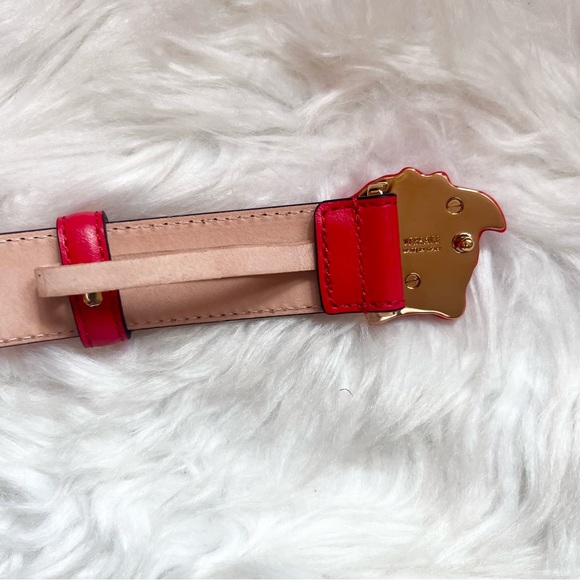 ❌SOLD❌ New! VERSACE Medusa Buckle Leather Belt - Picture 7 of 9